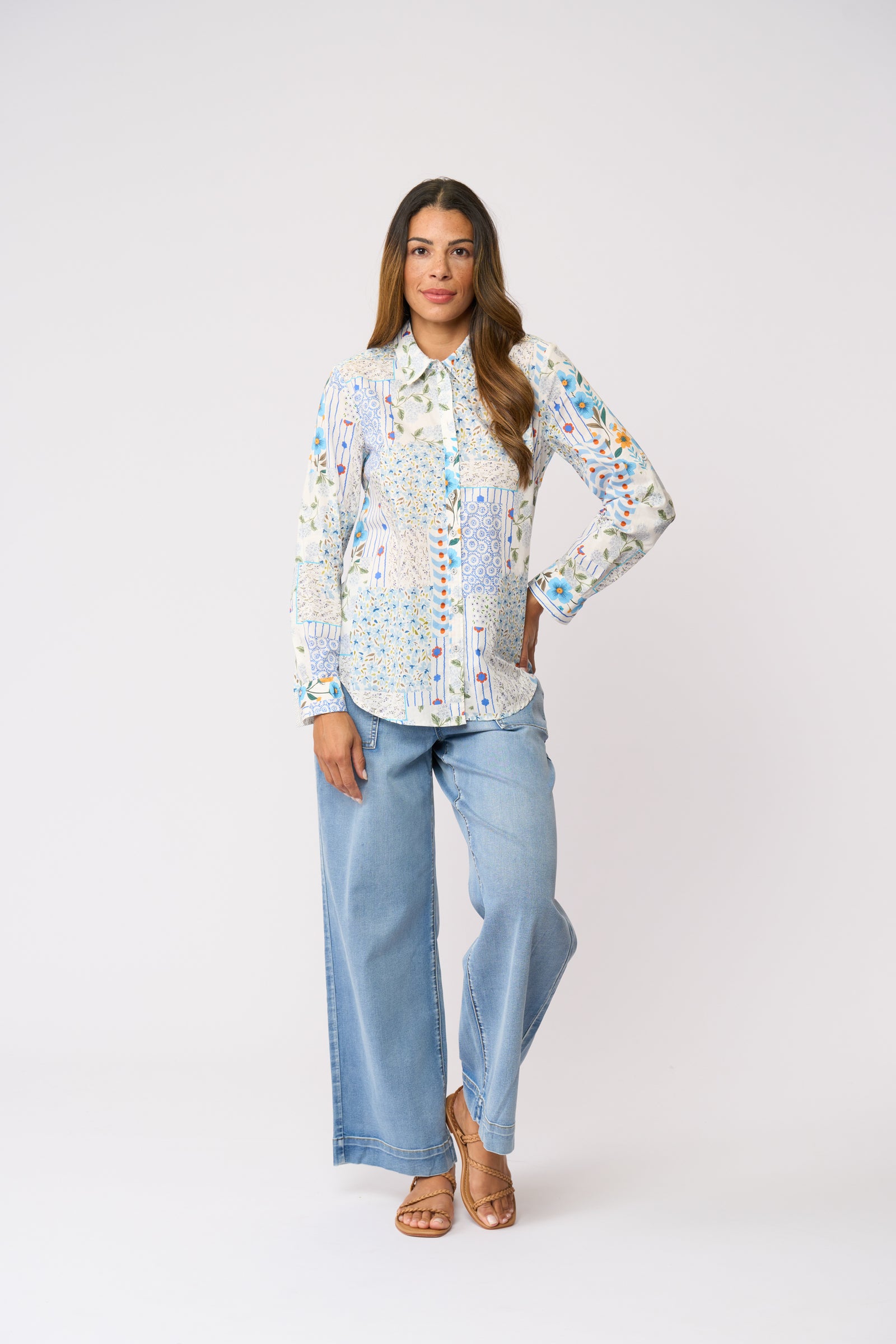 Foil Queenie Jean in Stone Wash