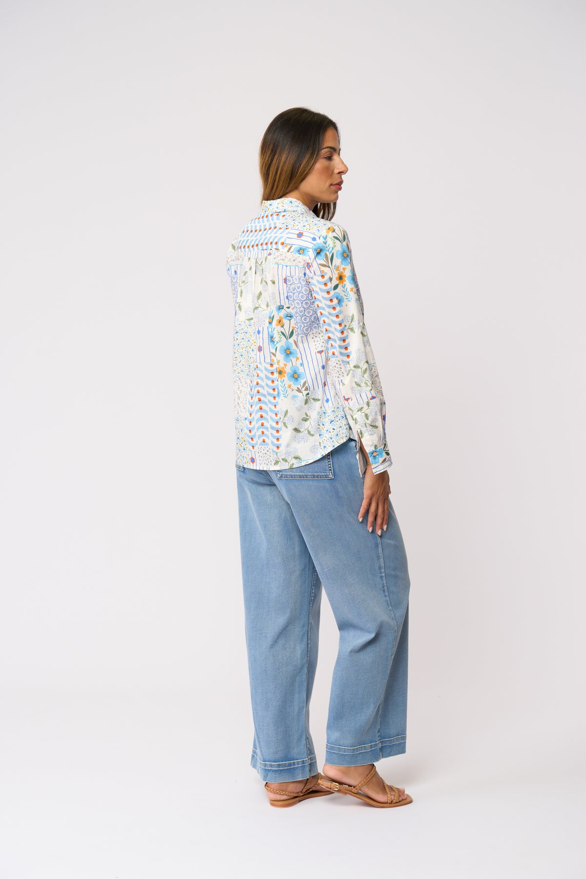 Foil All Class Shirt in Flower Patch