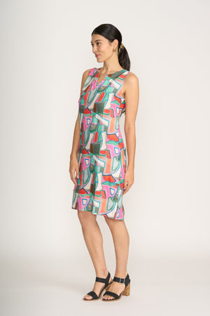 Foil Sun-Sational Dress in Colour Fusion