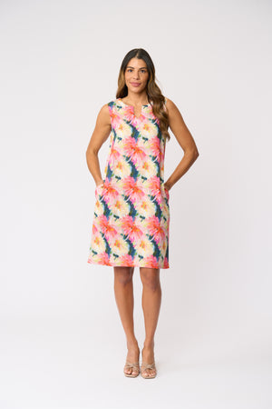 Foil Sun-Sational Dress in Flower Burst