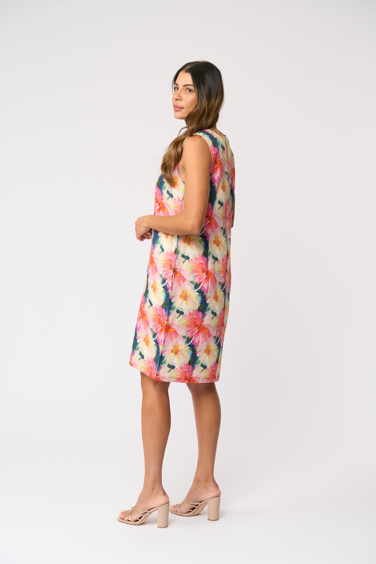 Foil Sun-Sational Dress in Flower Burst