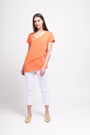 Foil Best Angle Tee in Tangelo