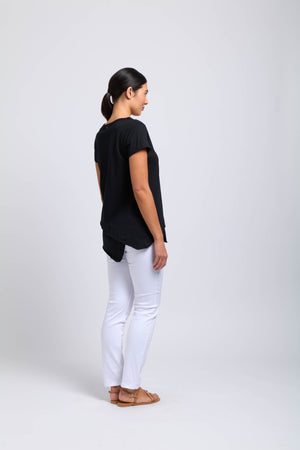 Foil Wide Variety Pant in White