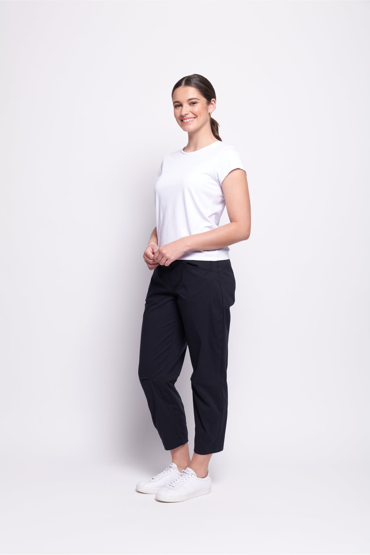 Foil Just Yoking Pant in True Navy