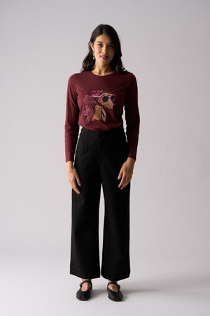 Foil Art and Soul Top in Pucci