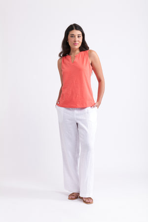 Foil Wide Variety Pant in White