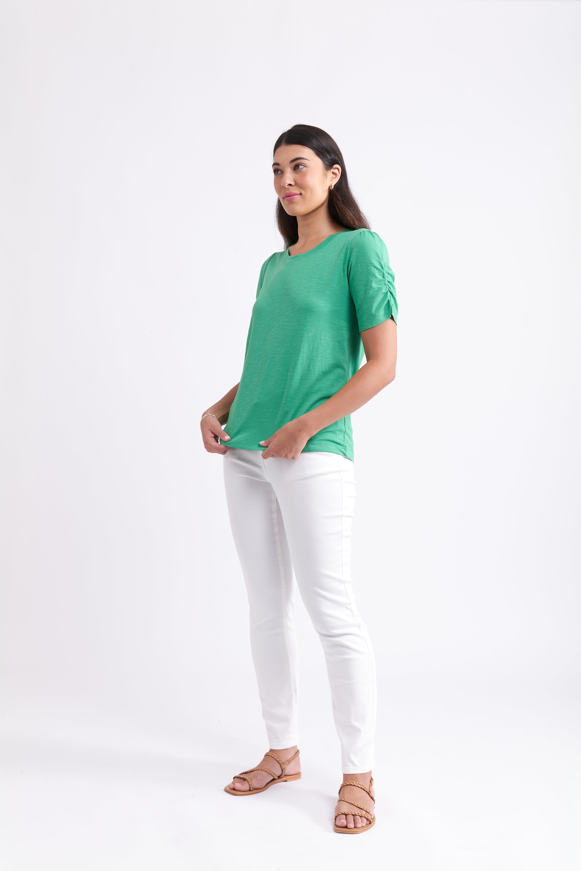 Foil Moulin Rouche Tee in Kelly Green