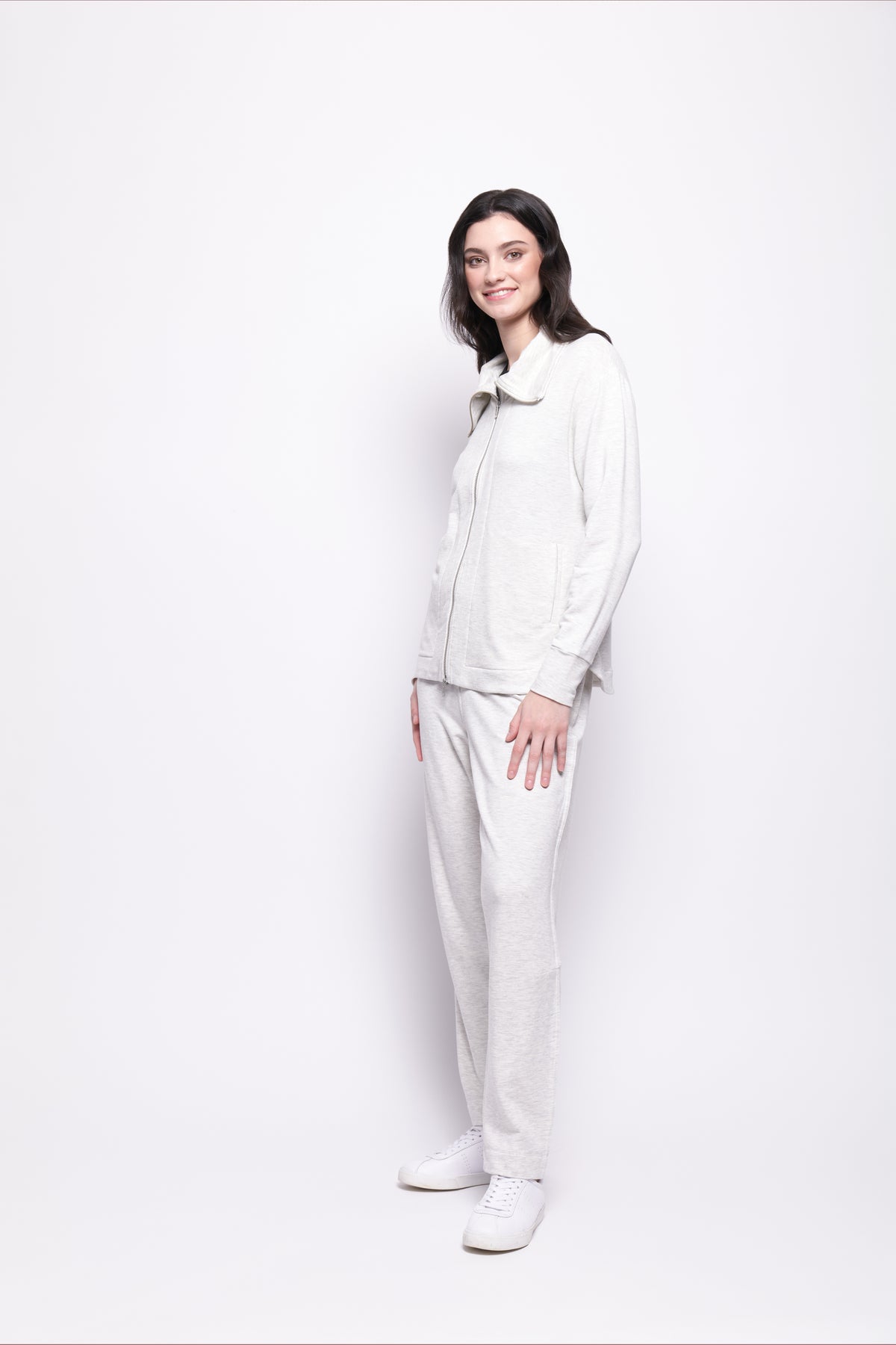 Foil Software Upgrade Jacket in Ice Marl