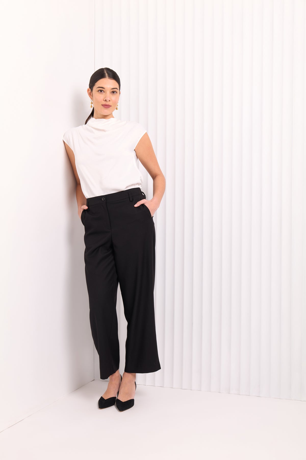 Foil Match Maker Pant in Black