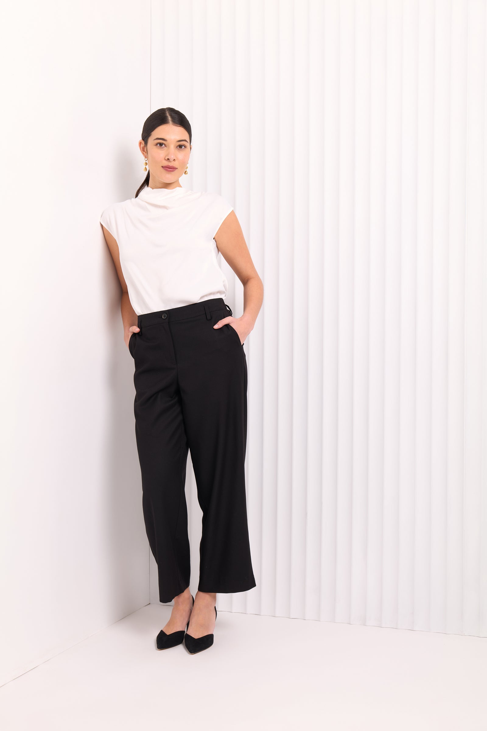 Foil Match Maker Pant in Black