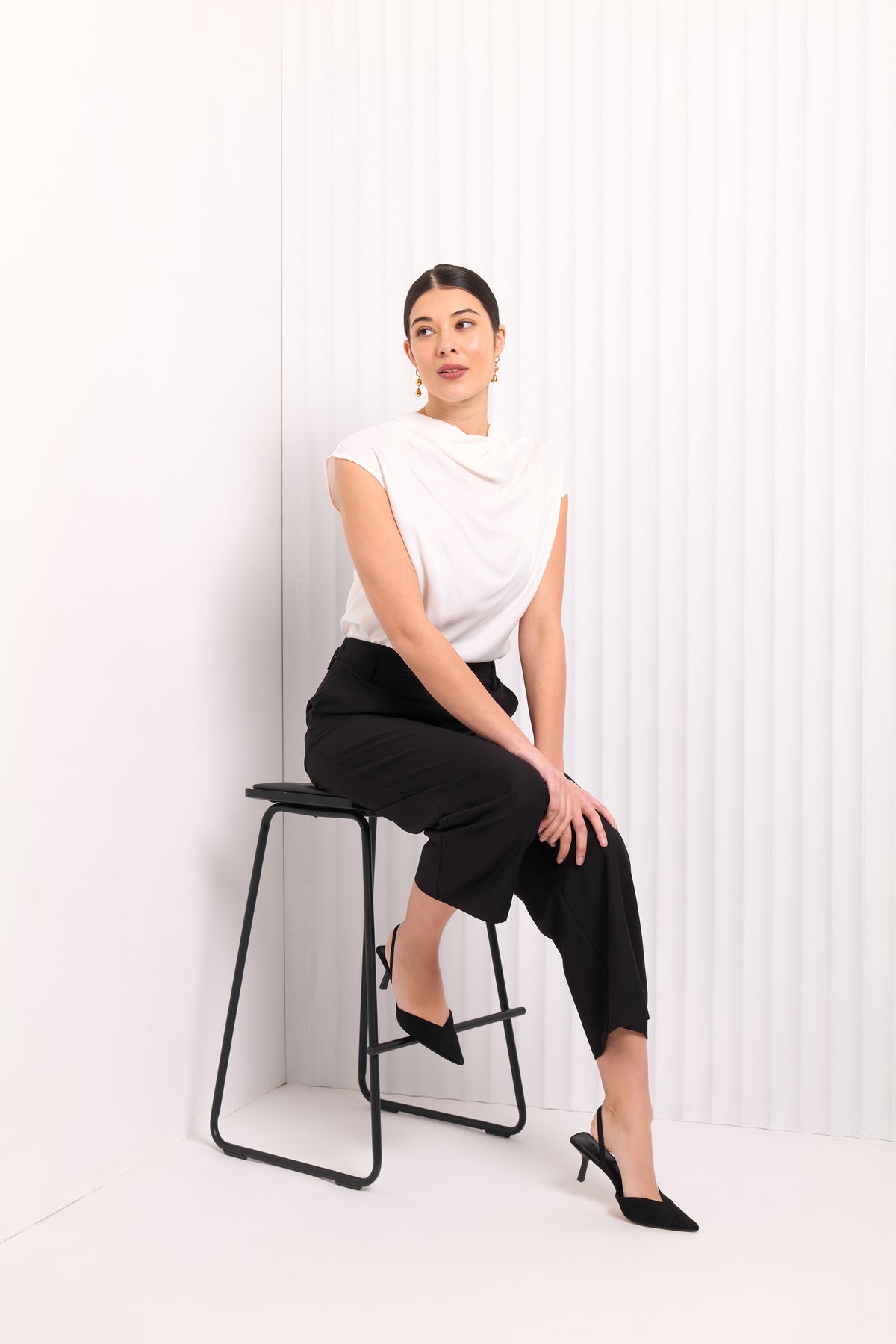 Foil Match Maker Pant in Black