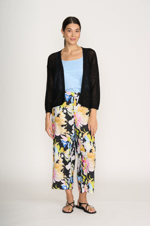 Foil Cover Story Cardi in Black