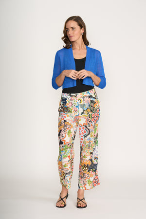 Foil Headliner Shrug in Princess Blue