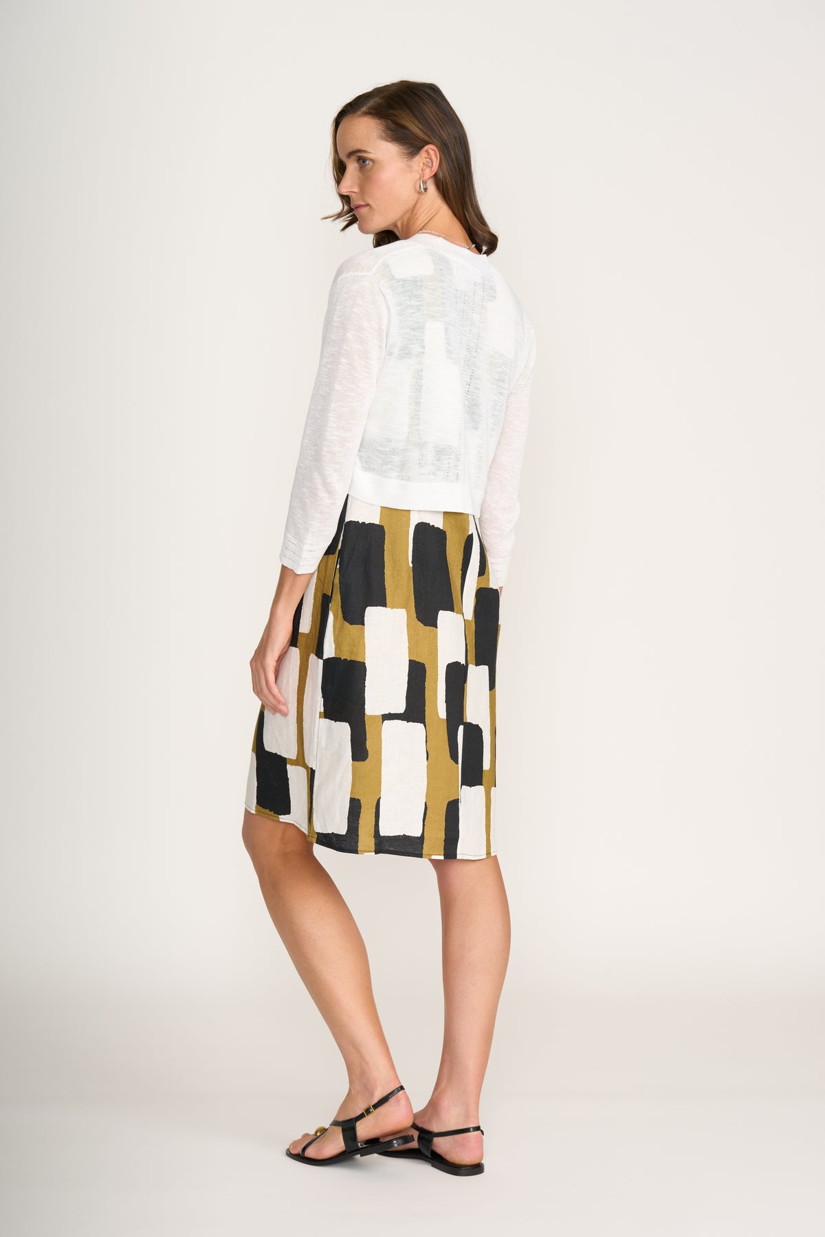 Foil Headliner Shrug in White