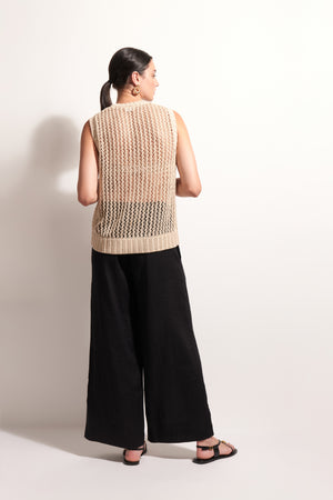 Foil Pull Together Pant in Black