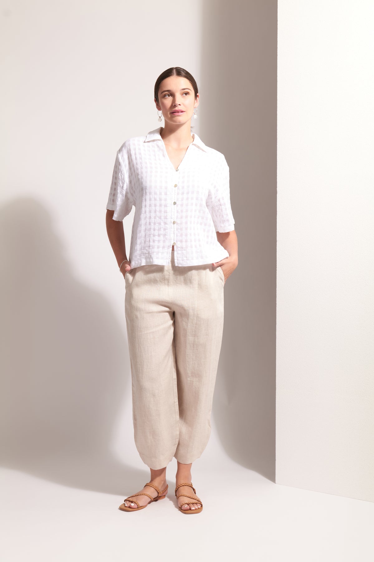 Foil Jubilant Pant in Sandy Marl