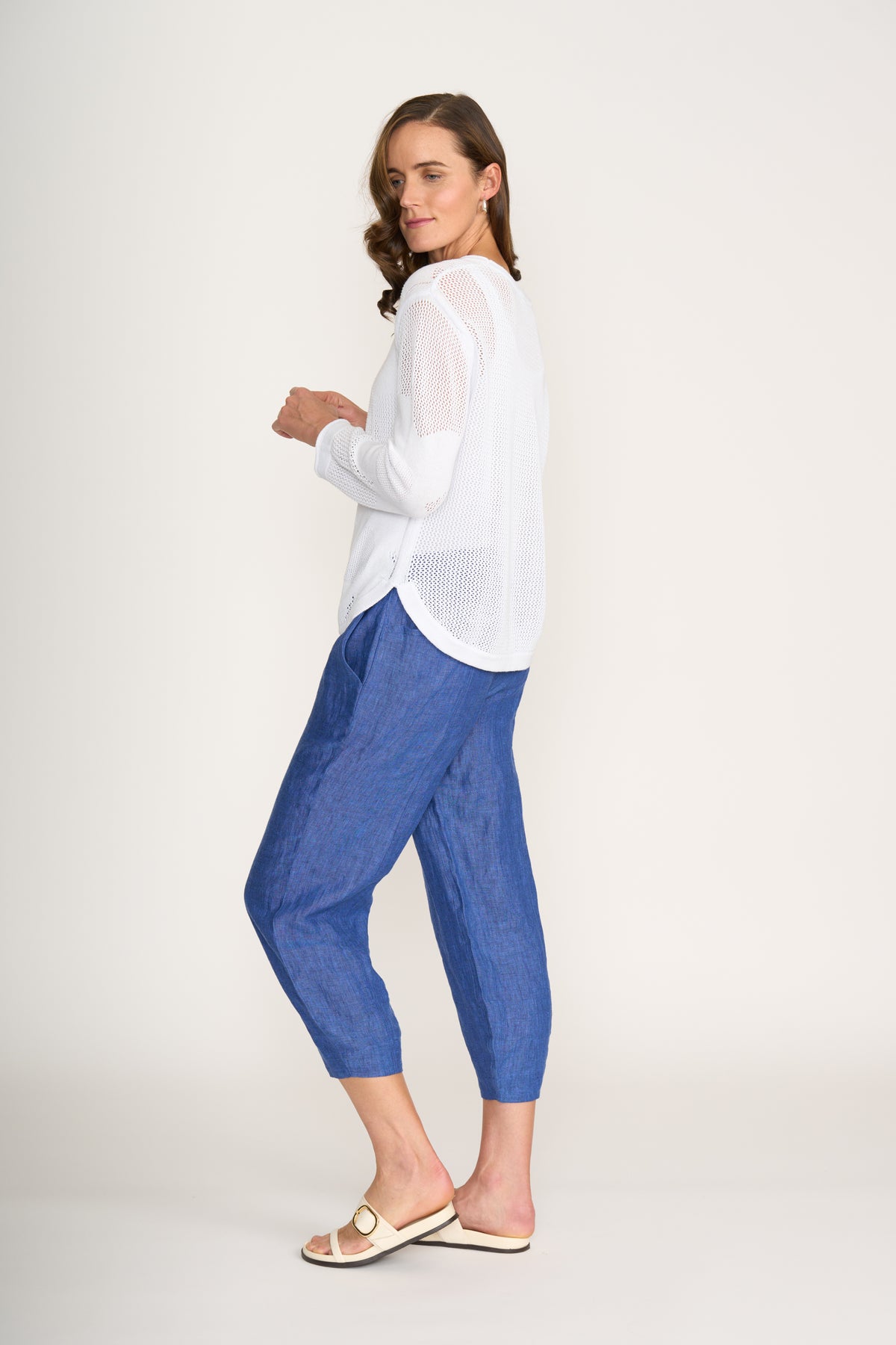 Foil Jubilant Pant in Capri