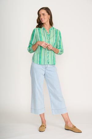 Foil Ultimate Crush 3/4 Sleeve Shirt in Stroke of Genius