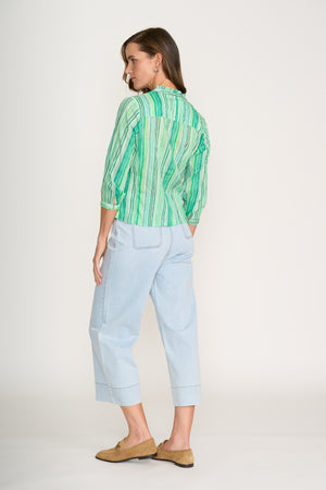 Foil Ultimate Crush 3/4 Sleeve Shirt in Stroke of Genius