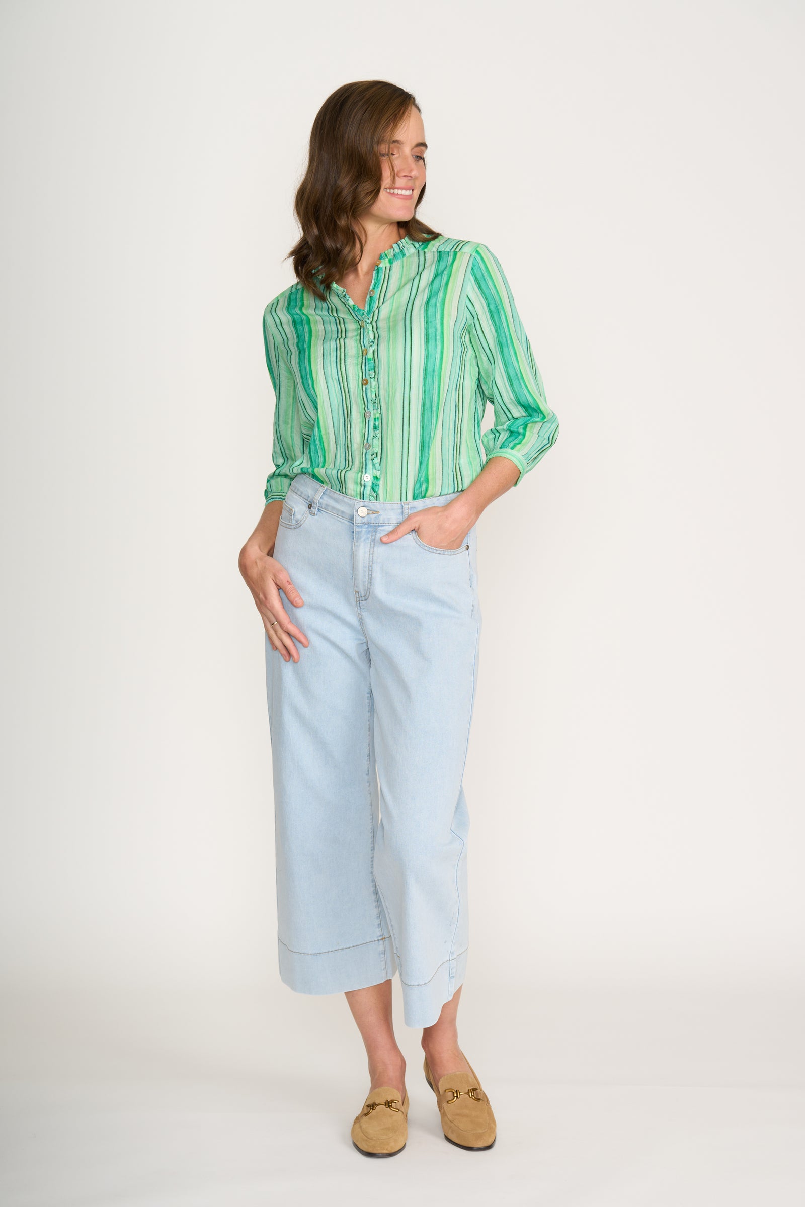 Foil Ultimate Crush 3/4 Sleeve Shirt in Stroke of Genius