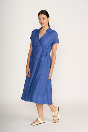 Foil Wrap Dreams Dress in Capri