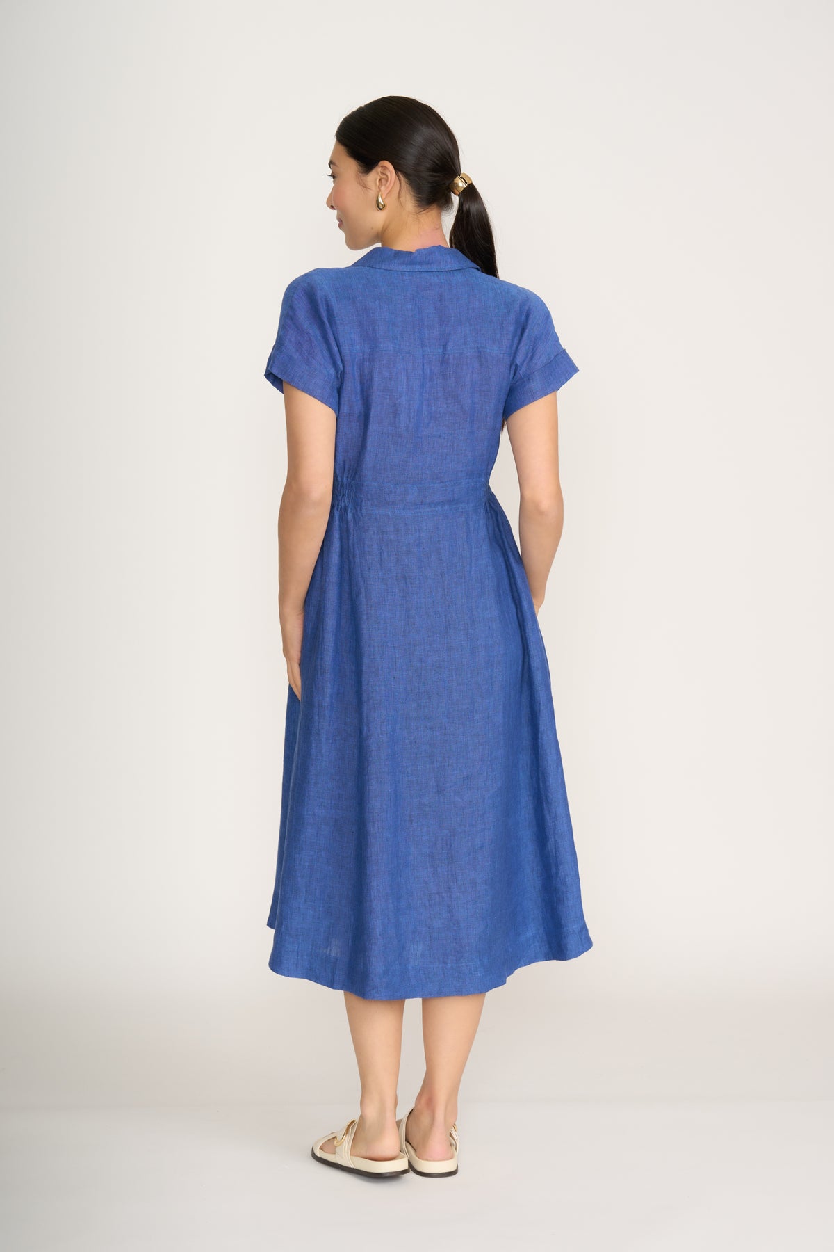 Foil Wrap Dreams Dress in Capri