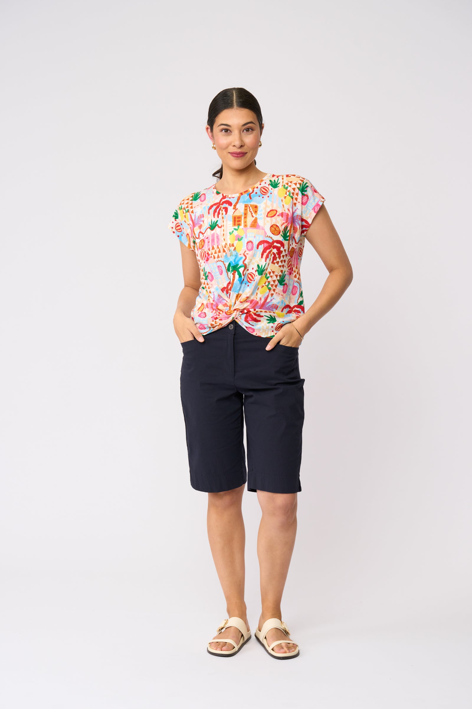 Foil Tee-Rific Short in True Navy