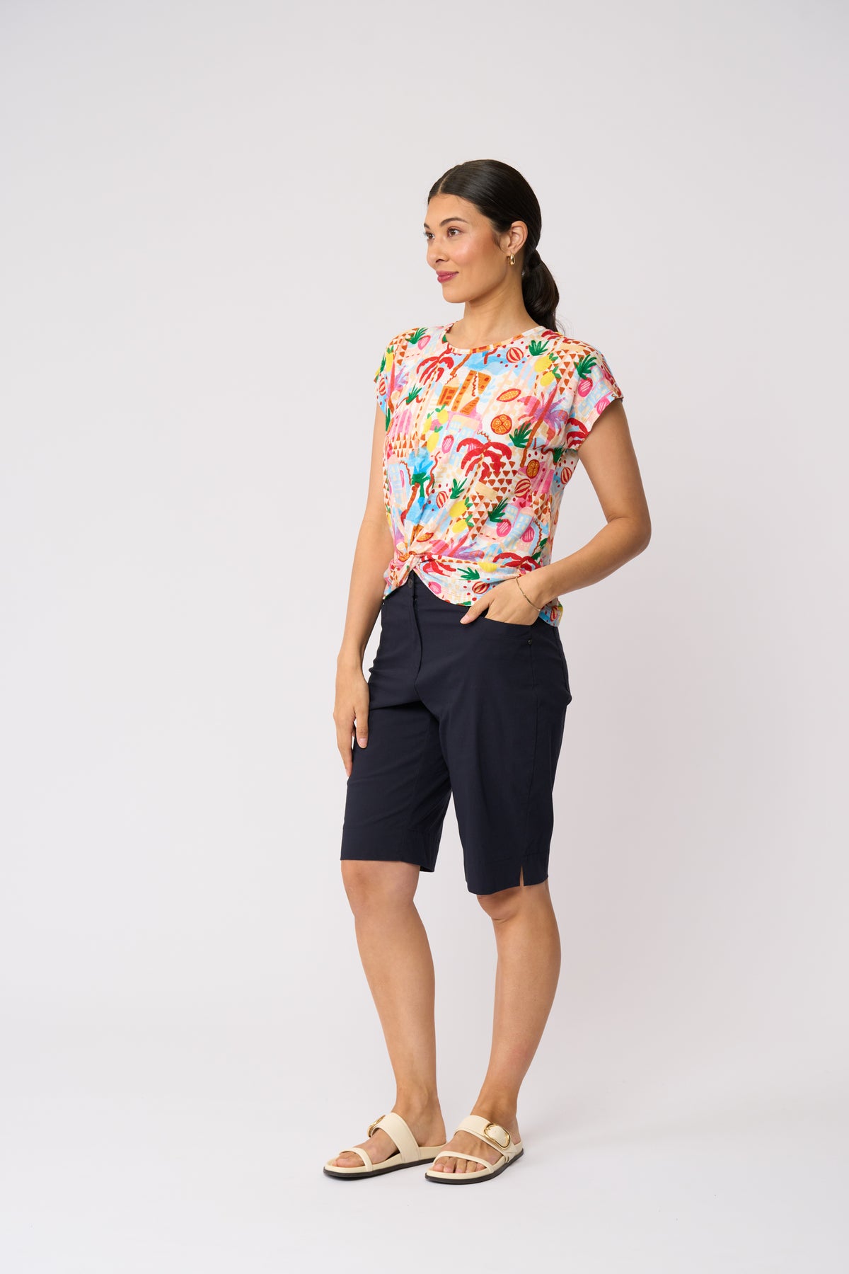Foil Tee-Rific Short in True Navy
