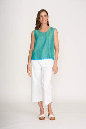 Foil Benefits Shell Tank in Spearmint