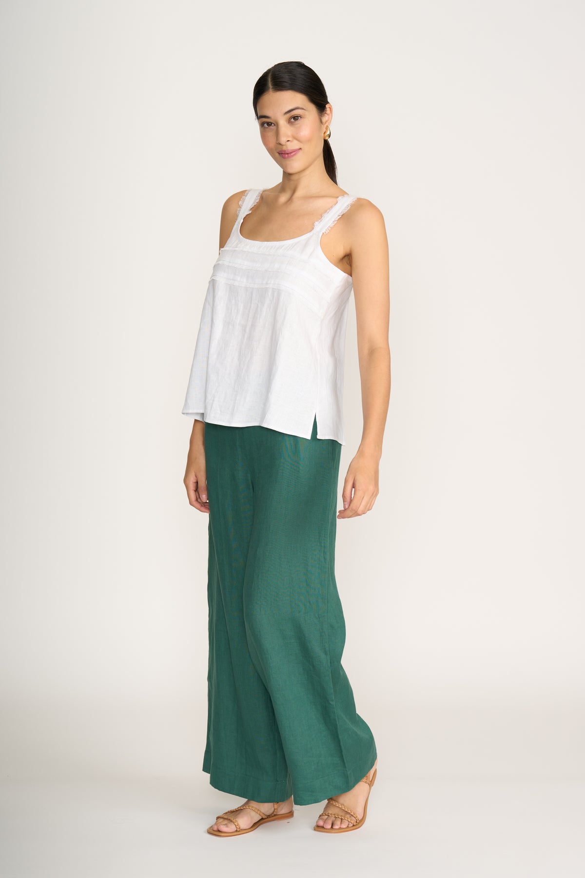 Foil Pull Together Pant in Thyme