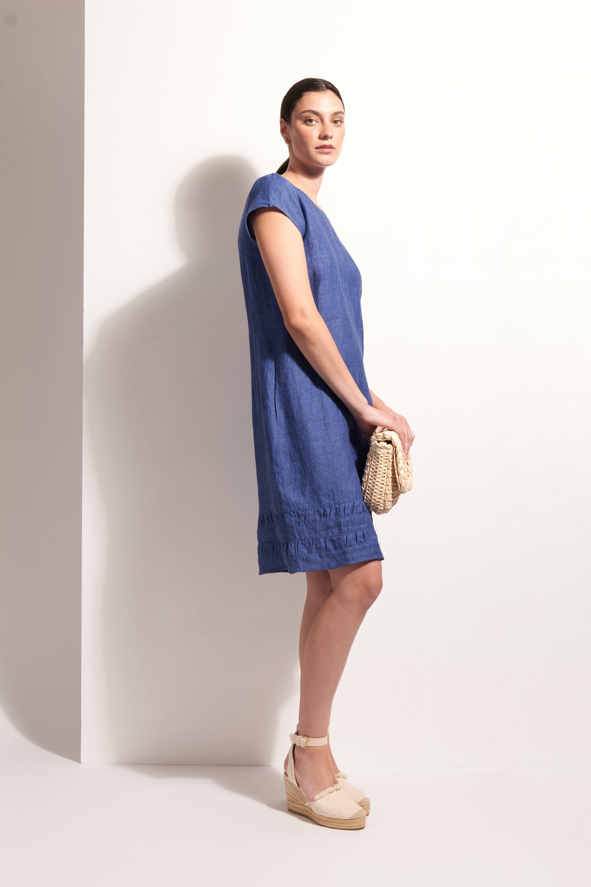 Foil Crowd Pleaser Dress in Capri