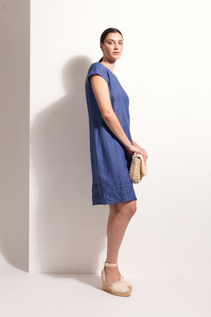 Foil Crowd Pleaser Dress in Capri