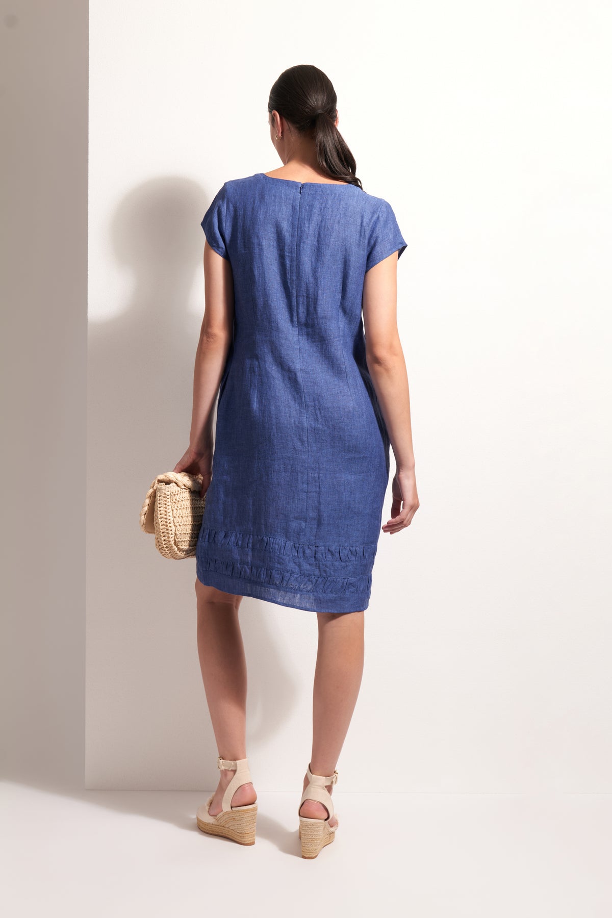 Foil Crowd Pleaser Dress in Capri