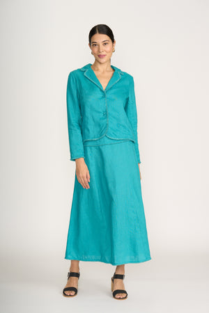 Foil Festival Jacket in Aquatic