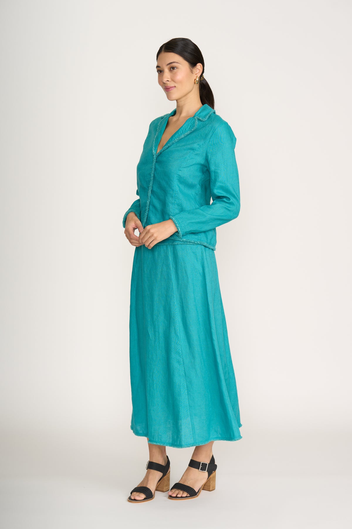 Foil Festival Jacket in Aquatic