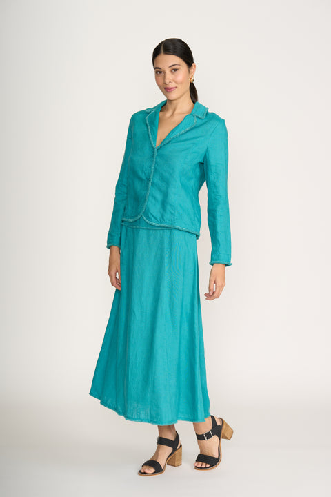 Foil Festival Jacket in Aquatic