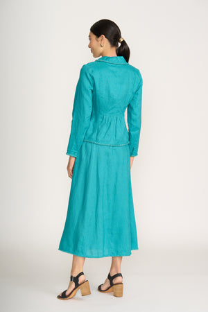 Foil Festival Jacket in Aquatic