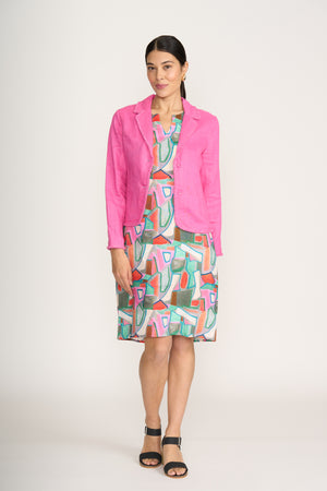 Foil Sun-Sational Dress in Colour Fusion