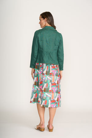 Foil Festival Jacket in Thyme