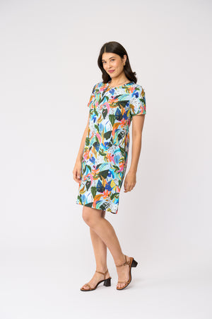 Foil Here Comes Summer Dress in Lyrical
