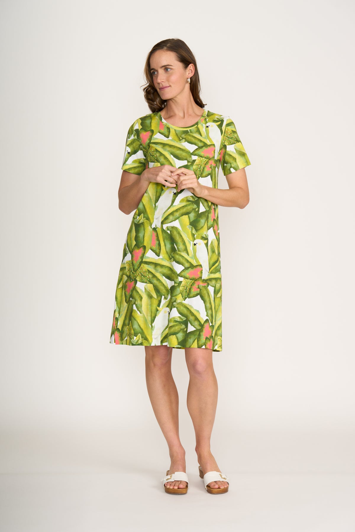 Foil Here Comes Summer Dress in Tropical