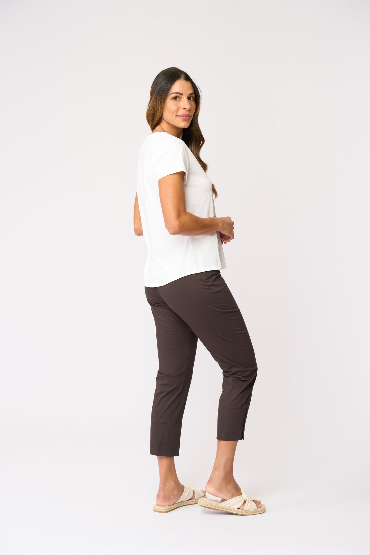Foil Perfect Balance Pant in Sable