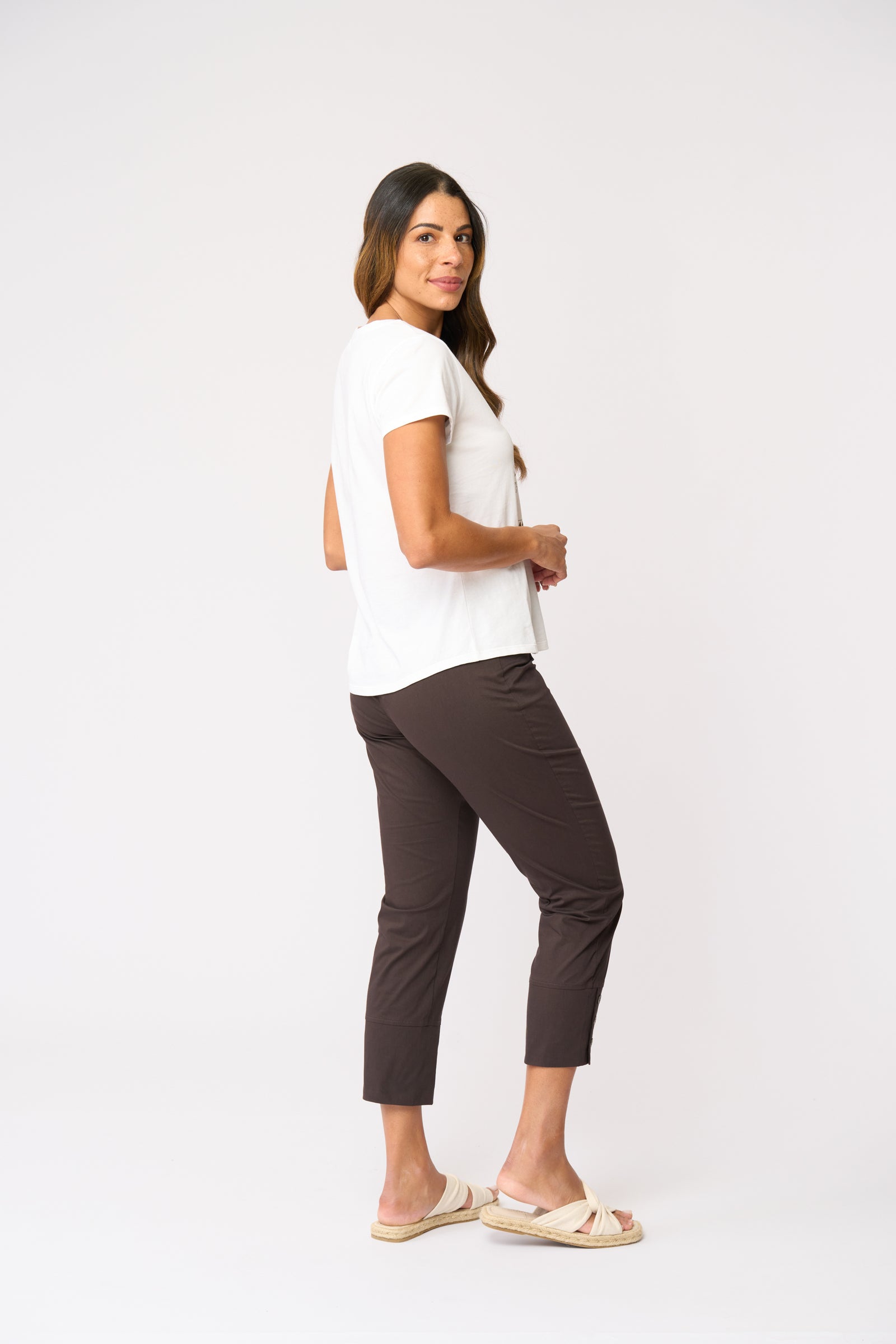 Foil Perfect Balance Pant in Sable