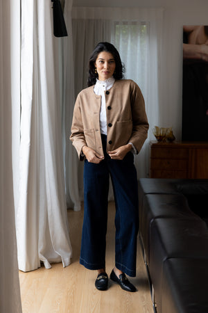 Foil Jean Queen Jean in Dark Wash