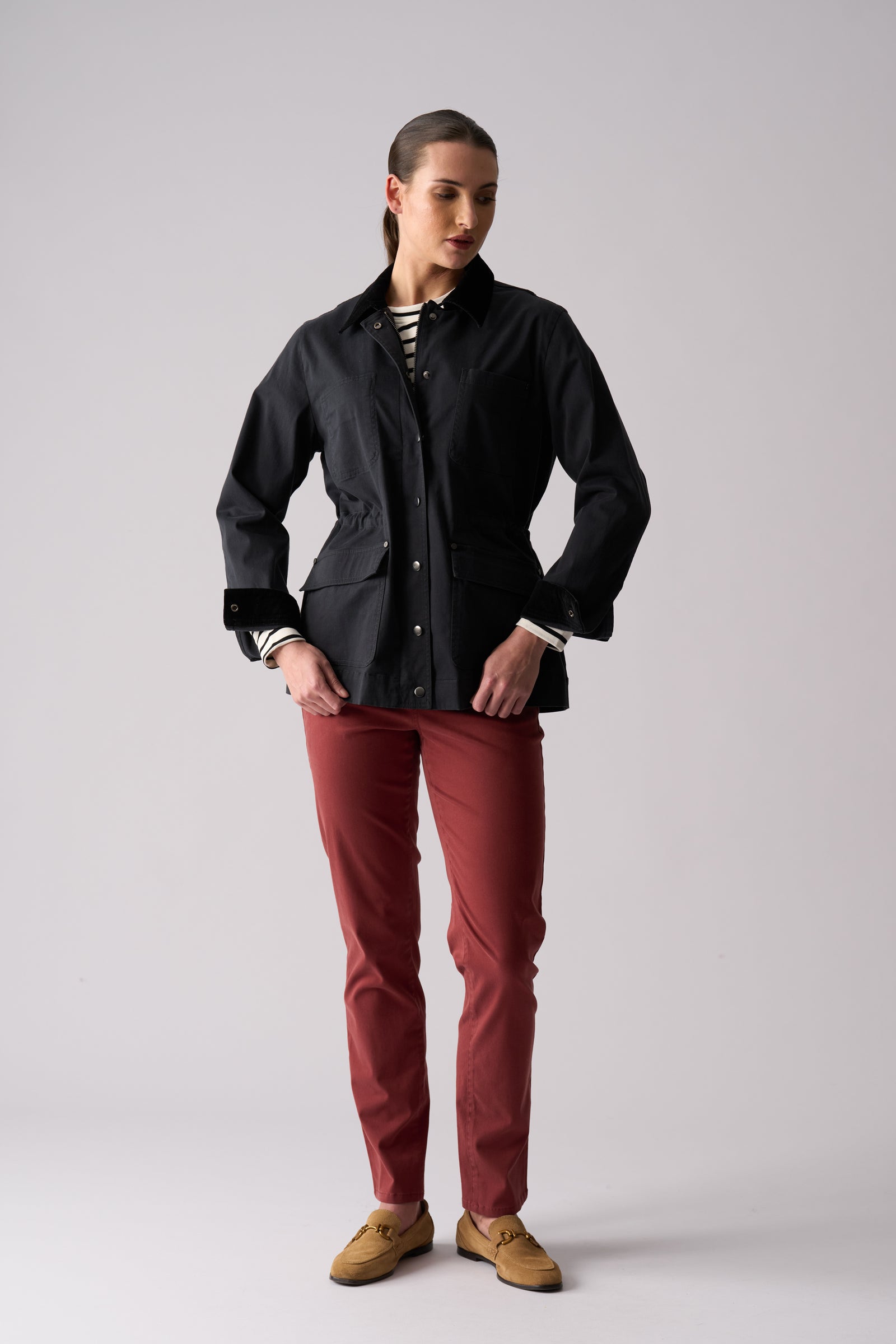 Foil Holey Moley Trouser in Russett