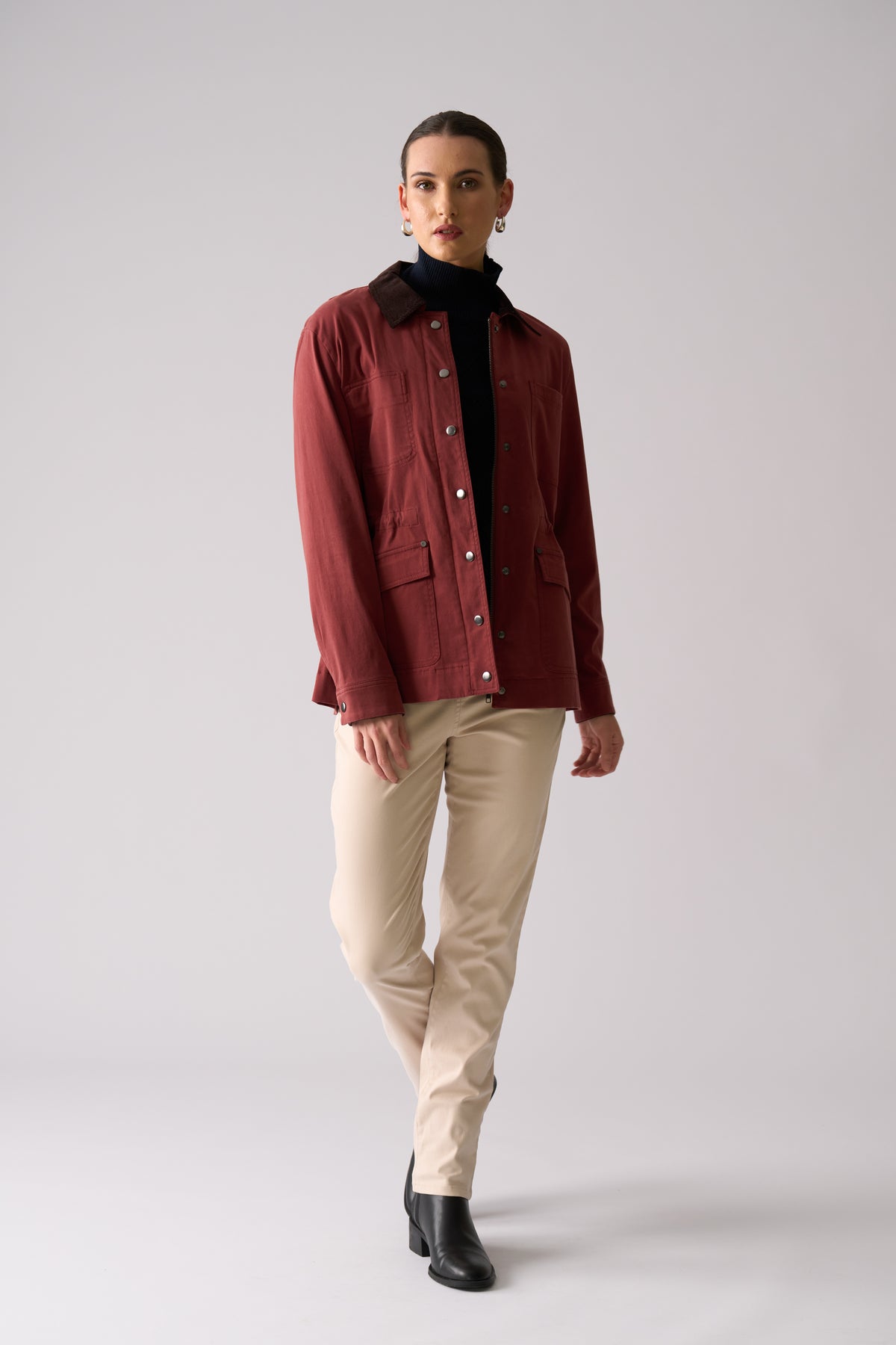 Foil Holey Moley Trouser in Cashmere