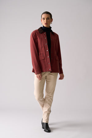 Foil Holey Moley Trouser in Cashmere