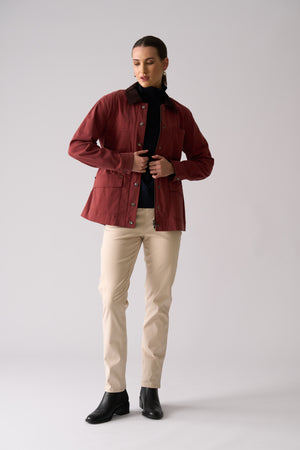 Foil Holey Moley Trouser in Cashmere