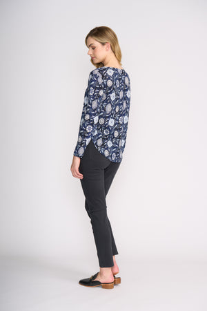 Foil Holey Moley Trouser in Deep Indigo