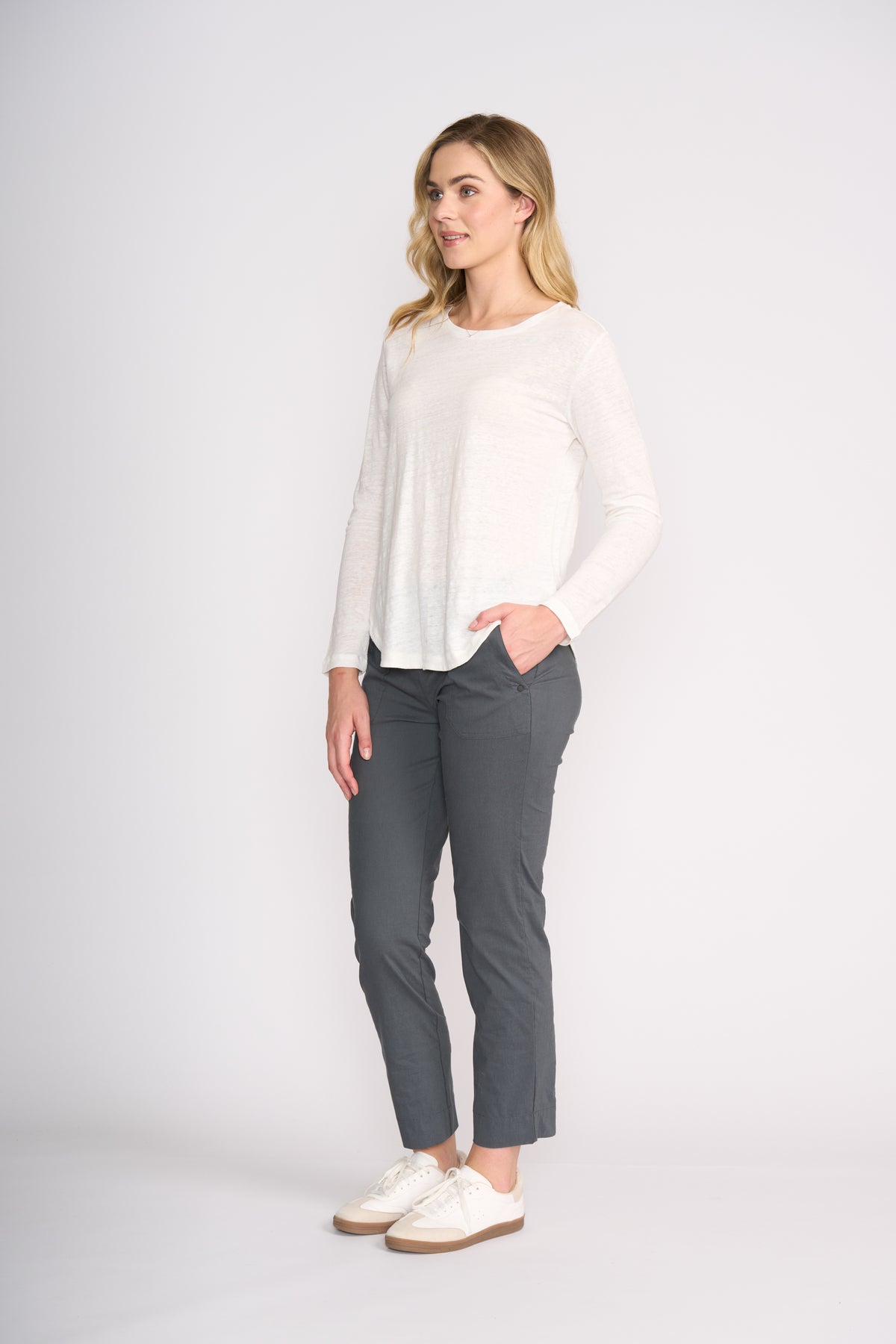 Foil Full Throttle Trapeze Pant in Iron